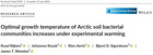 科研前线丨人为变暖下北极土壤细菌群落的最适生长温度升高