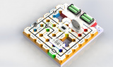 电子积木实验玩具diy科学物理电学实验少儿逻辑 FM调频收音机