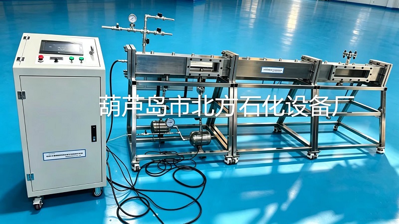 可视化含氢燃料爆炸演化动力学测试管道系统