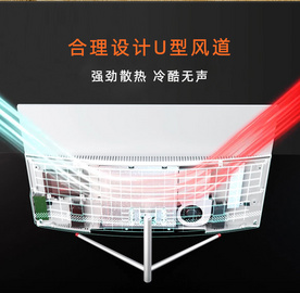 一体机电脑AIO商务家用办公学习网课窄边框液晶全新IPS屏窄边框