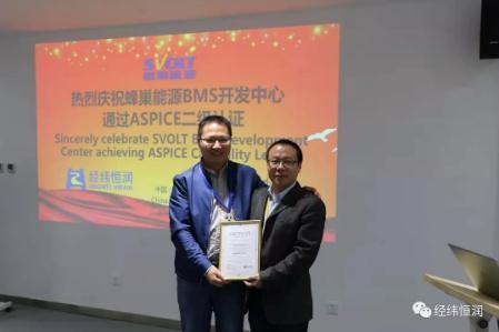 再下一城！經緯恒潤助力蜂巢能源成功通過ASPICE CL2評估