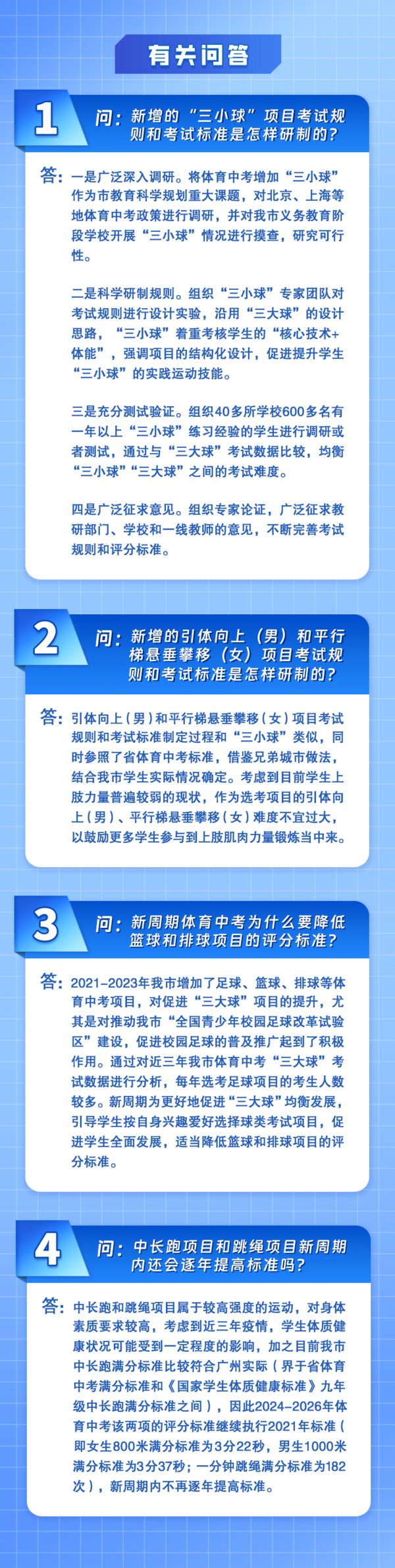 最新！廣州市2024-2026年體育中考統一考試項目考試規則和評分標準公布