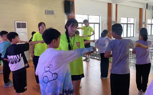 鹽城師范學院體育學院全民健身指導團成員開啟暑期志愿服務