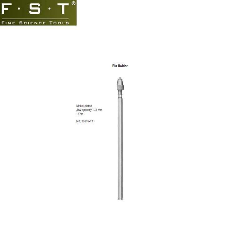 FST微型插针夹持器26016-12 FST昆虫解剖针夹持器 Moria MC1插针夹持器