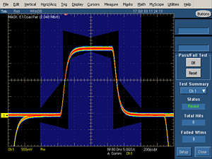数字荧光示波器1 GHz、500、350MHZ Tektronix TDS5104B