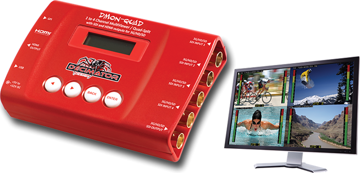 DMON-QUAD 4画面画面分割器