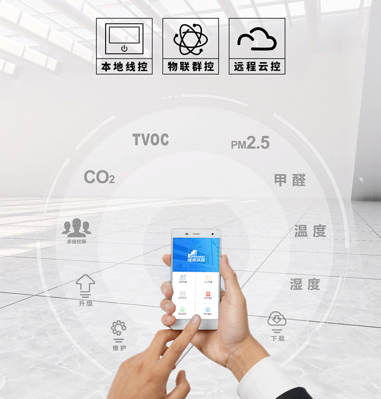 EBC英宝纯教室空气环境机，一机解决室内空气问题