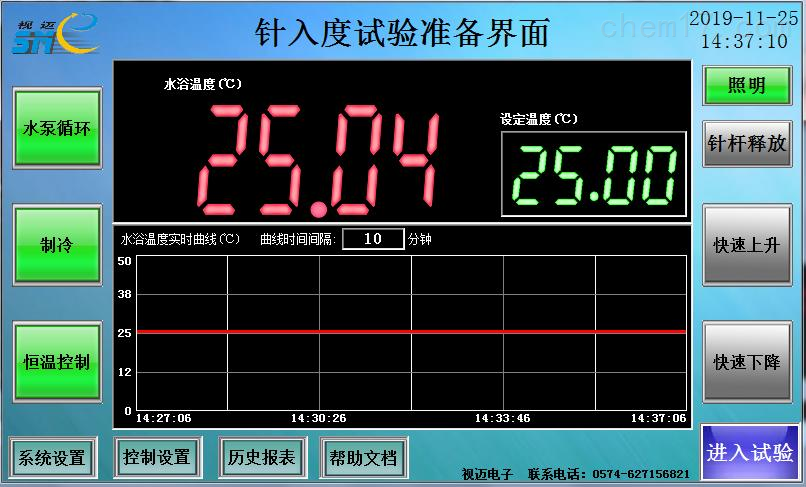 TC-T0604F智能型针入度试验仪